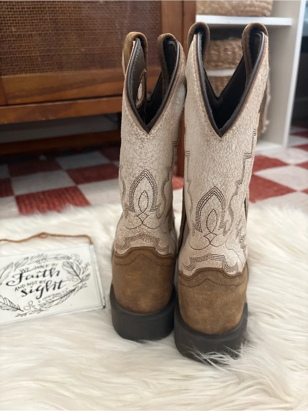 Cody James Boys' Luke Western Boots Sz 5